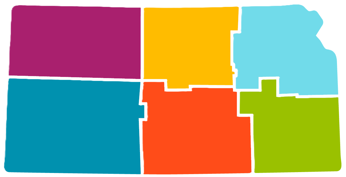 Interactive Kansas Regions Map